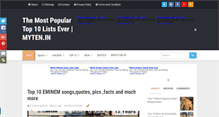 Desktop Screenshot of myten.in